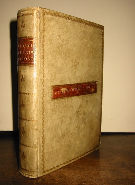 Ludovico Ariosto Orlando furioso di M. Ludovico Ariosto nuovamente alla sua integrità  ridotto e ornato di varie figure. Con alcune Stanze del S. Aluigi Gonzaga in lode del medesimo. Aggiuntovi per ciascun Canto alcune allegorie & nel fine una breve espositione et tavola di tutto quello, che nell'opera si contiene 1542 in Venetia appresso Gabriel Iolito di Ferrarii